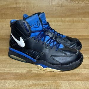 Nike Air Maestro Flight Black Varsity Royal Mens Size 9.5 Sneakers 472499 040